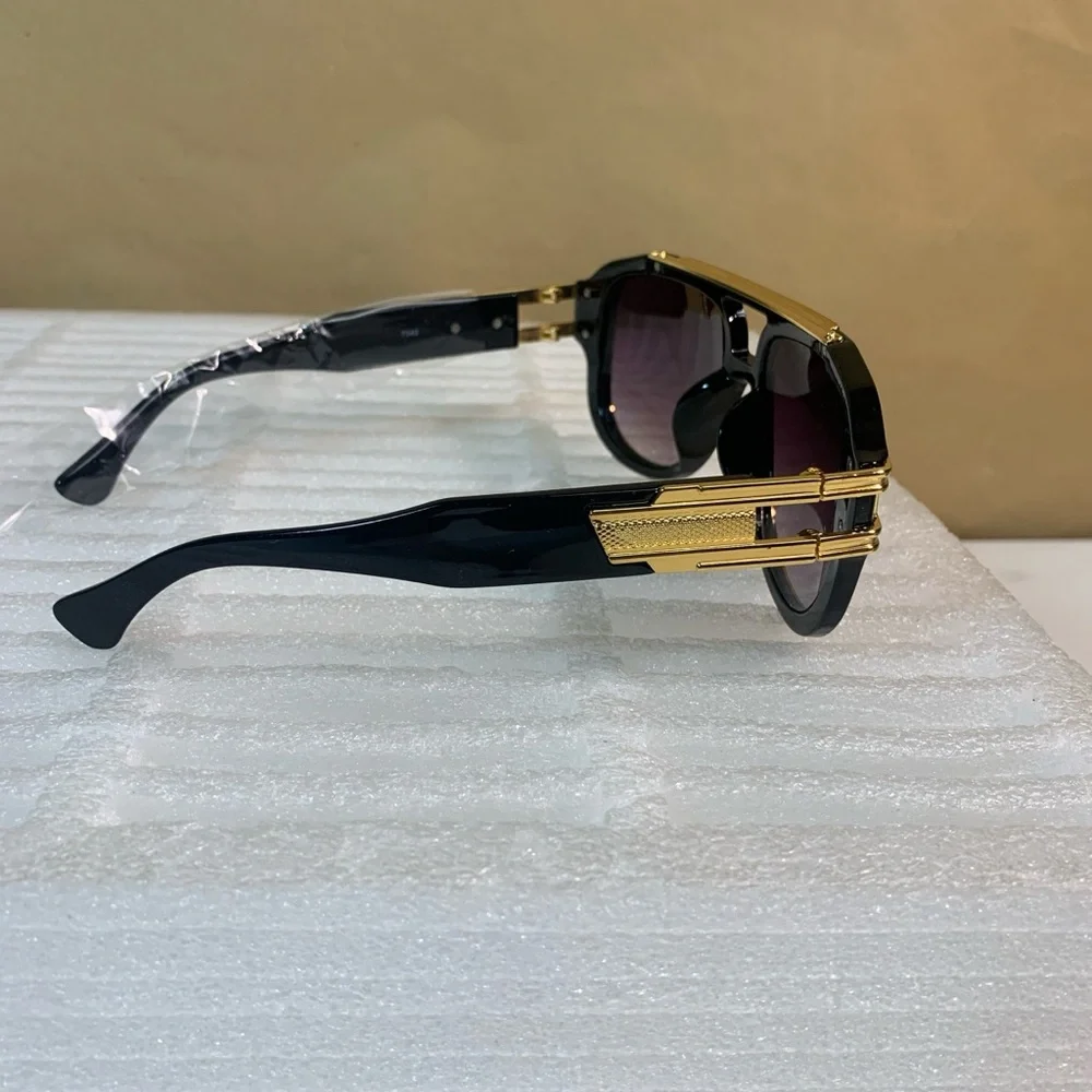 Black and Gold Sunglasses
